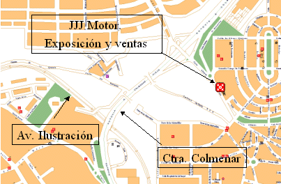 Plano de JJJ Motor Turegano, S.L.
